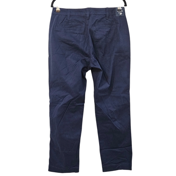 NWT J.Crew Factory Petite High-Rise Girlfriend Chino Pants Size 8P - Picture 10 of 11